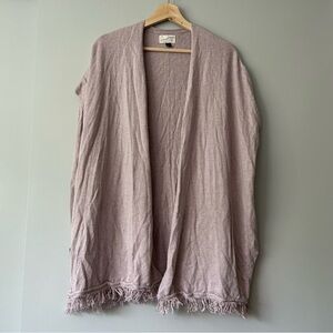 Universal Thread oversized cocoon fringe cardigan